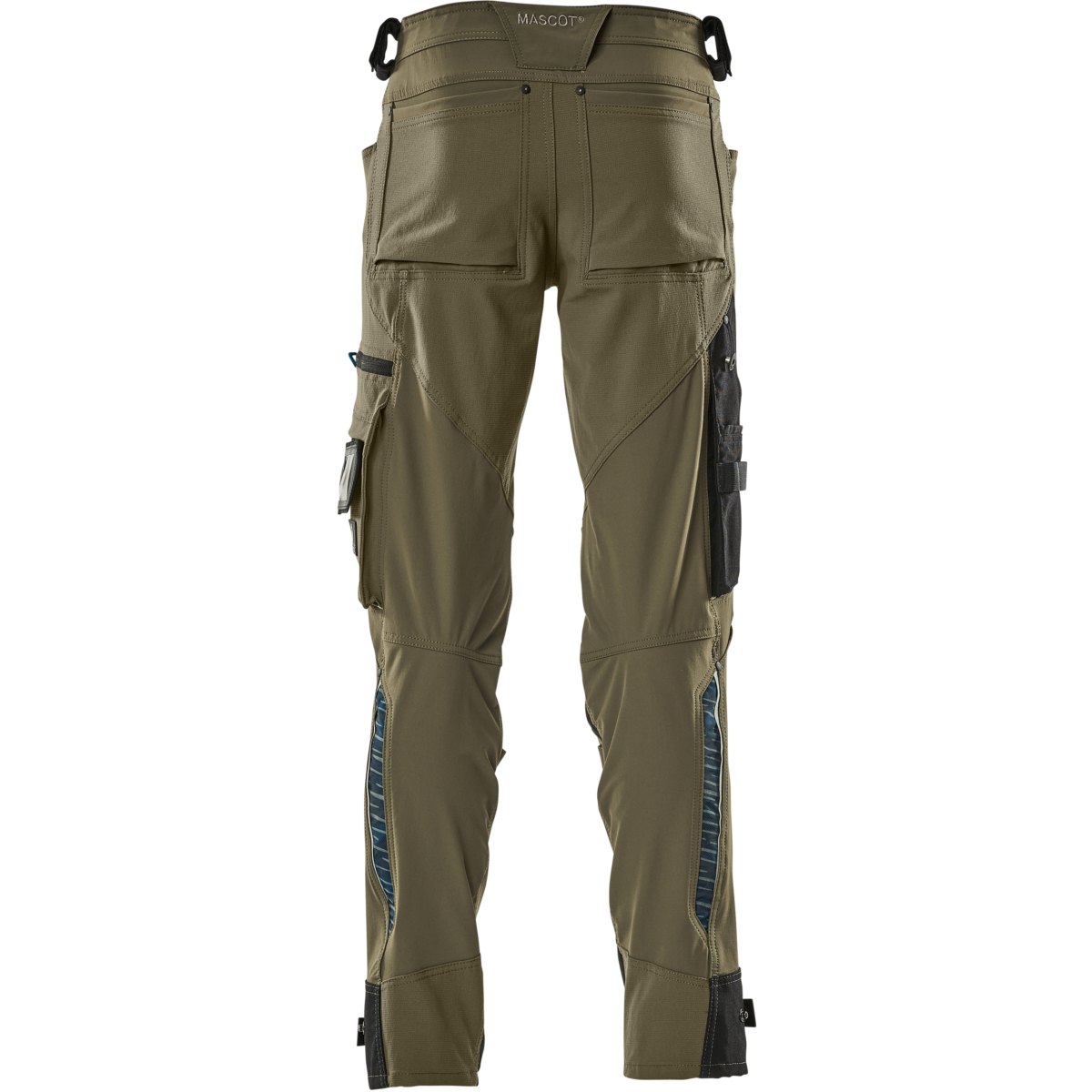Trousers with kneepad pockets
