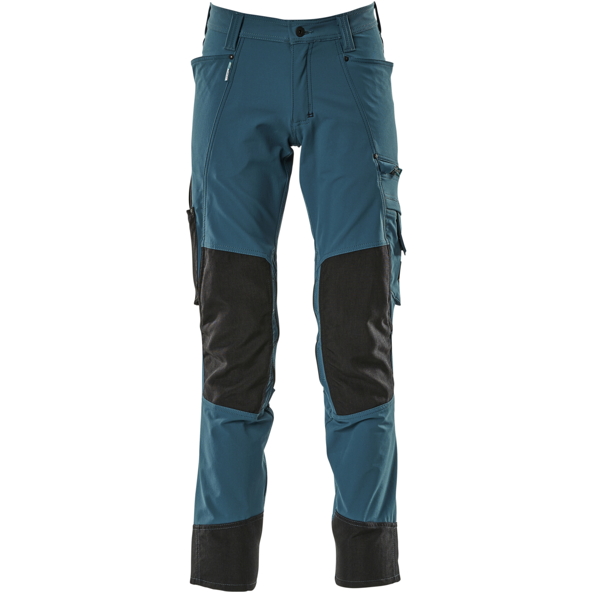 Trousers with kneepad pockets