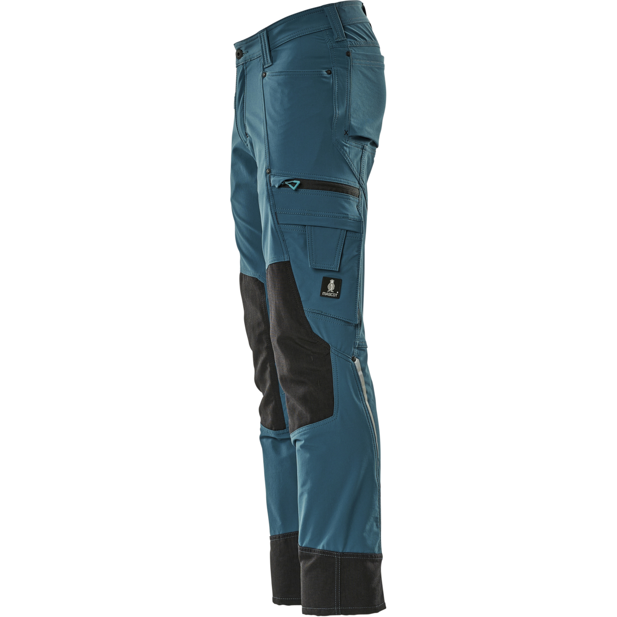 Trousers with kneepad pockets