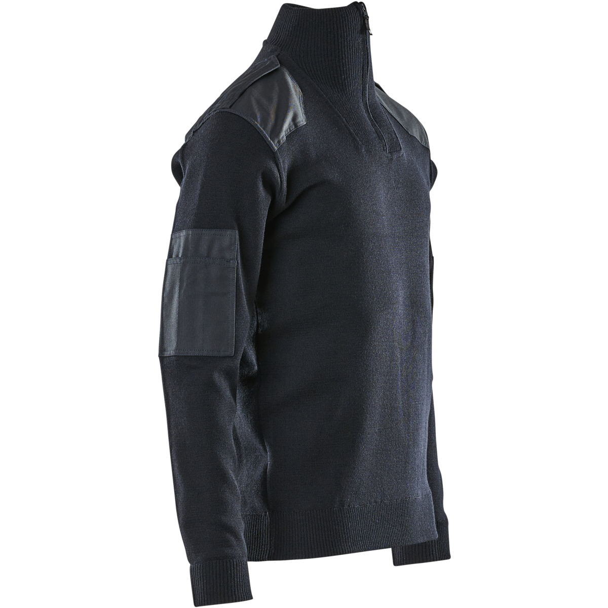 Knitted Jumper with half zip