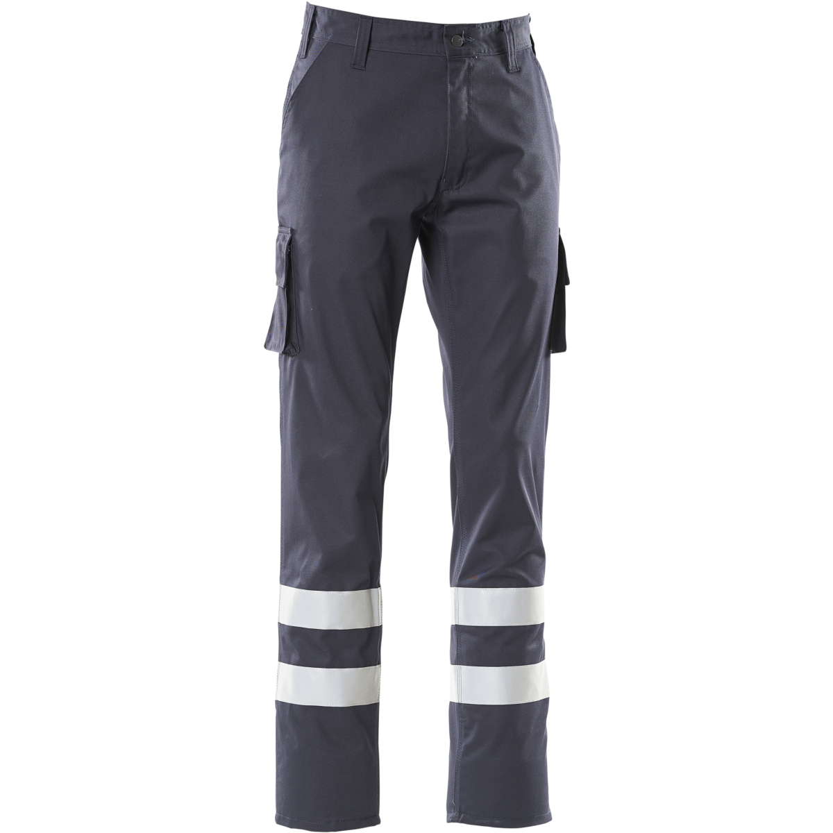 Trousers with thigh pockets