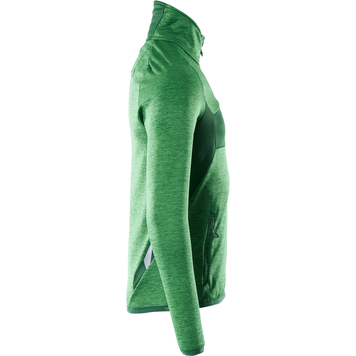 Fleece jumper with half zip