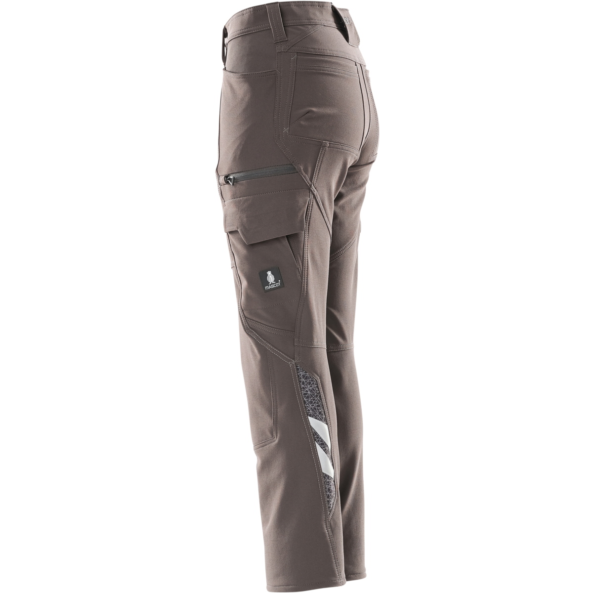 Trousers with thigh pockets