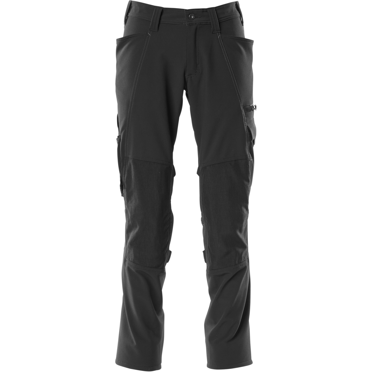 Trousers with kneepad pockets