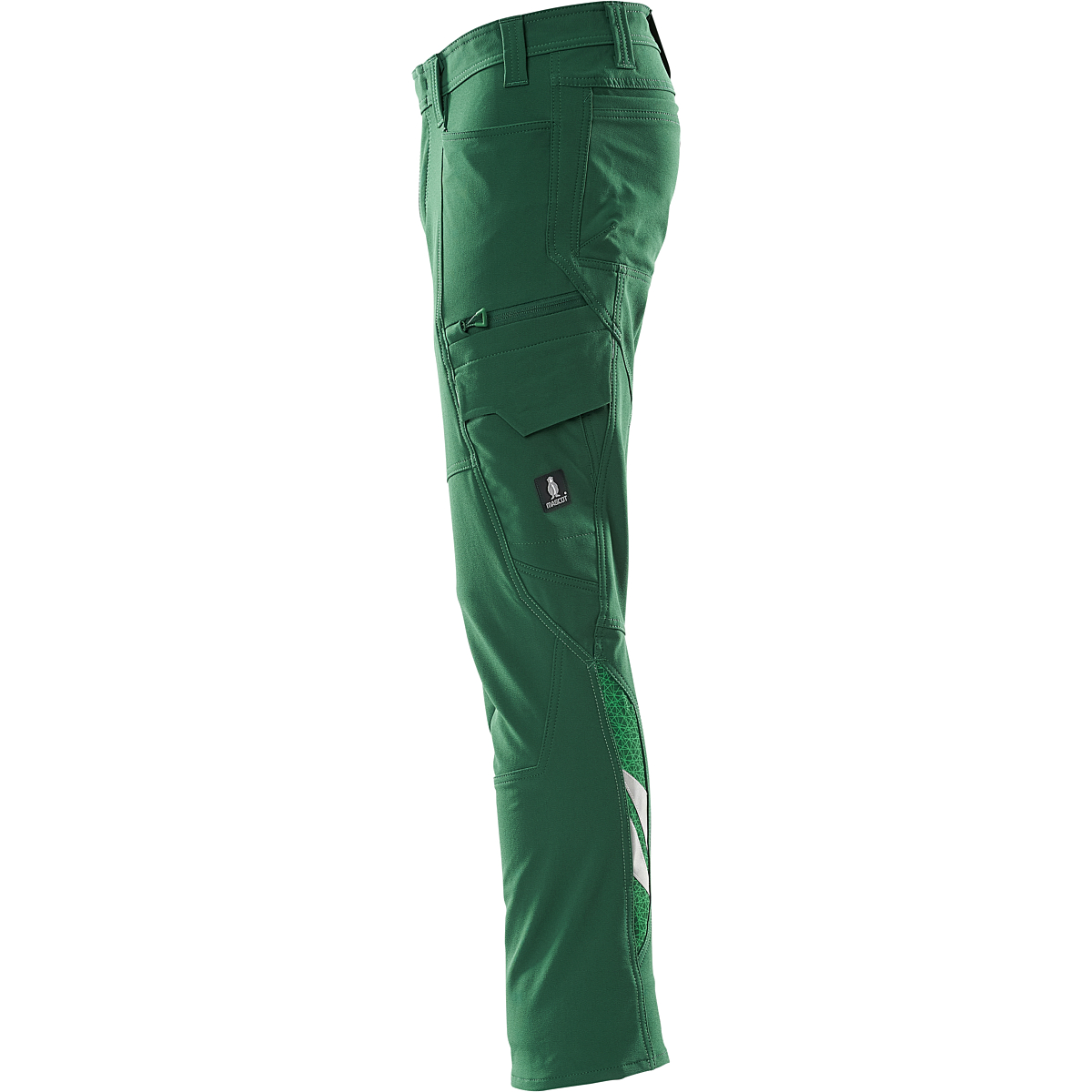 Trousers with thigh pockets