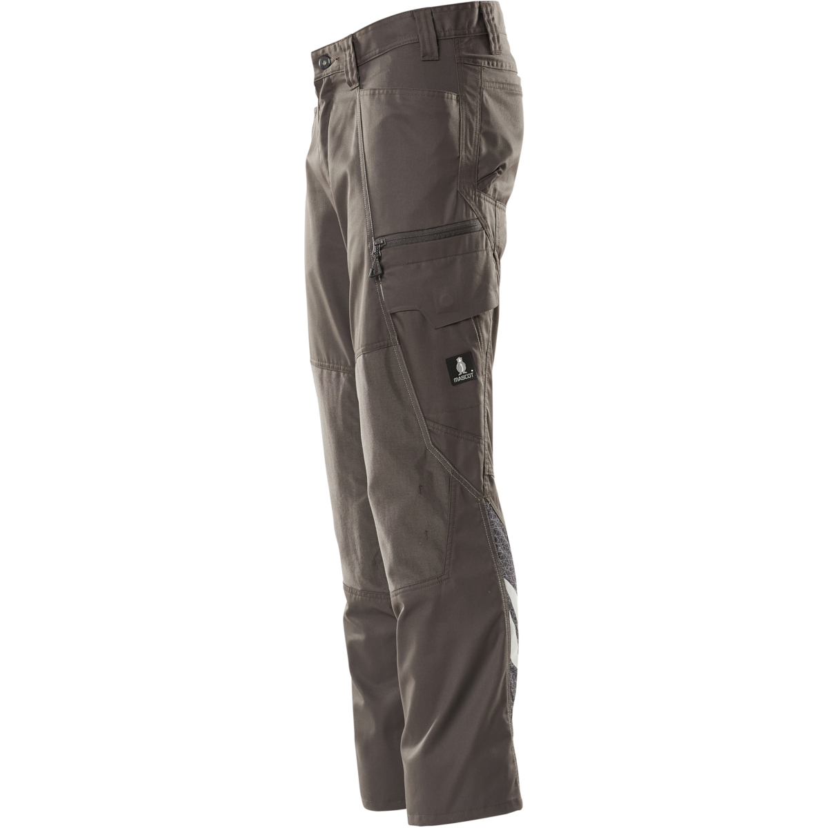 Trousers with kneepad pockets