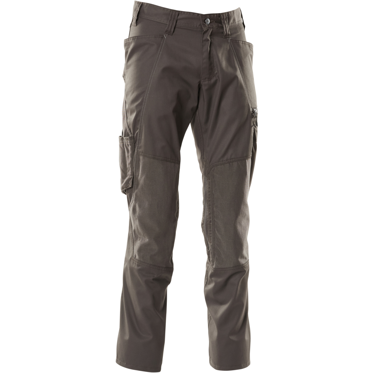 Trousers with kneepad pockets