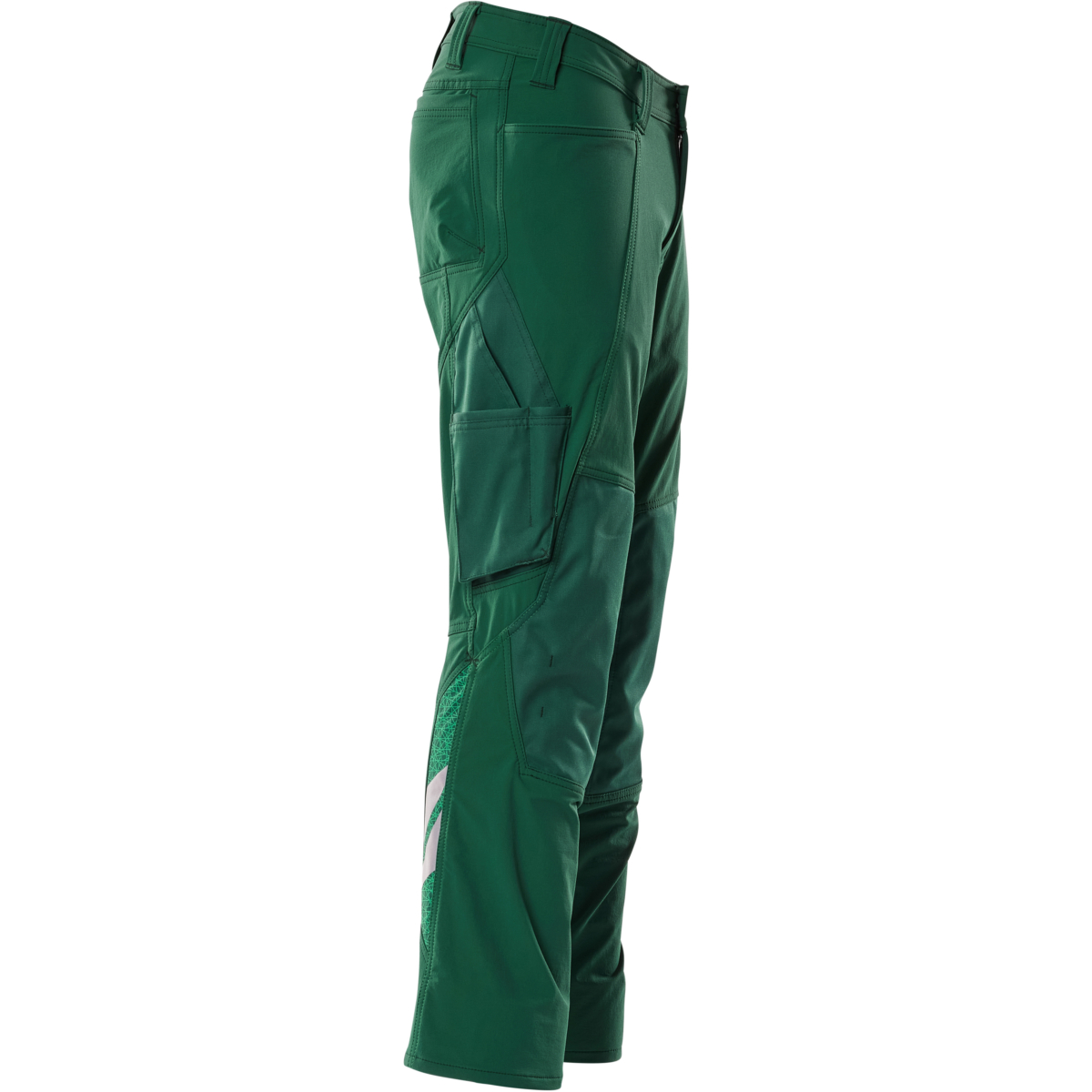 Trousers with kneepad pockets