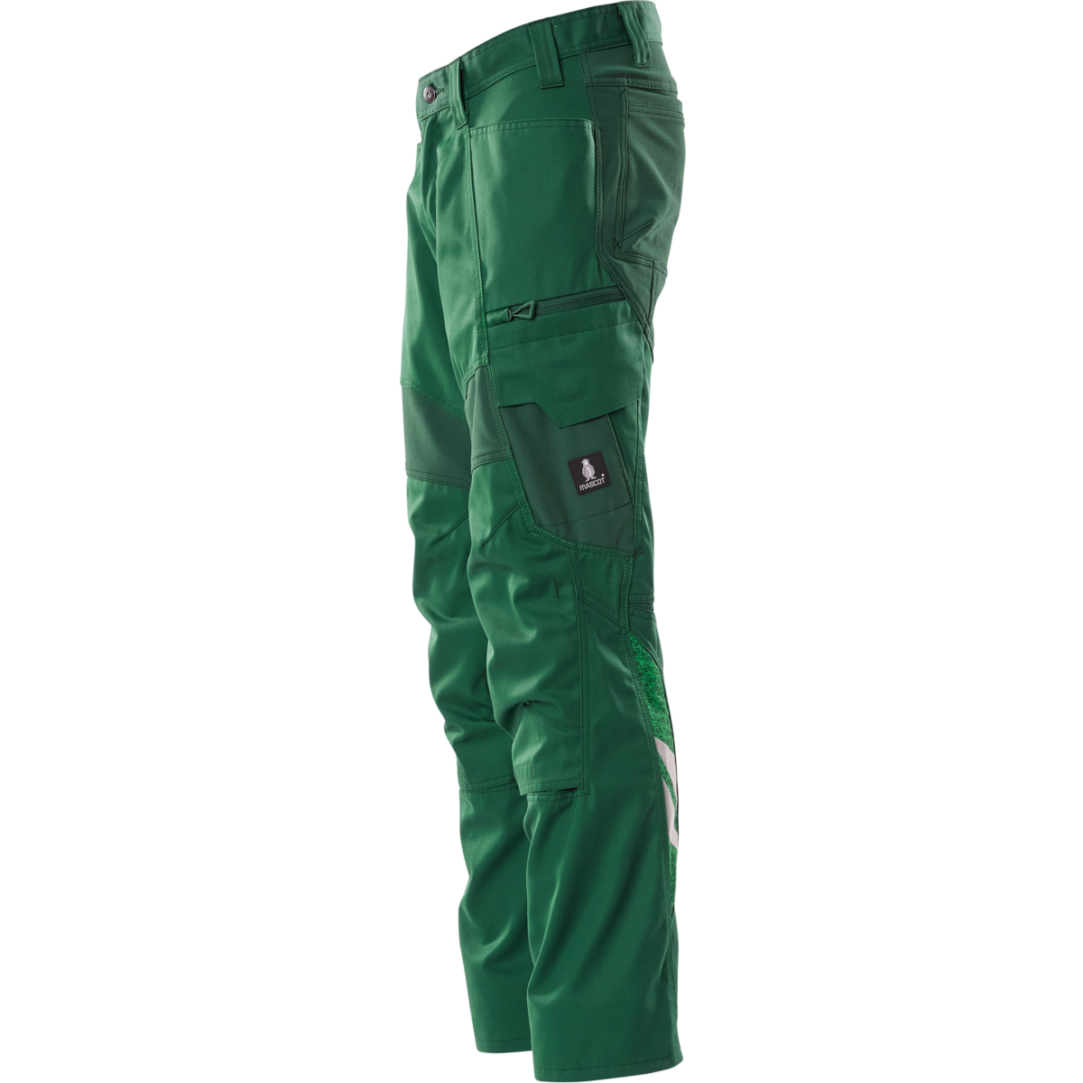 Trousers with kneepad pockets