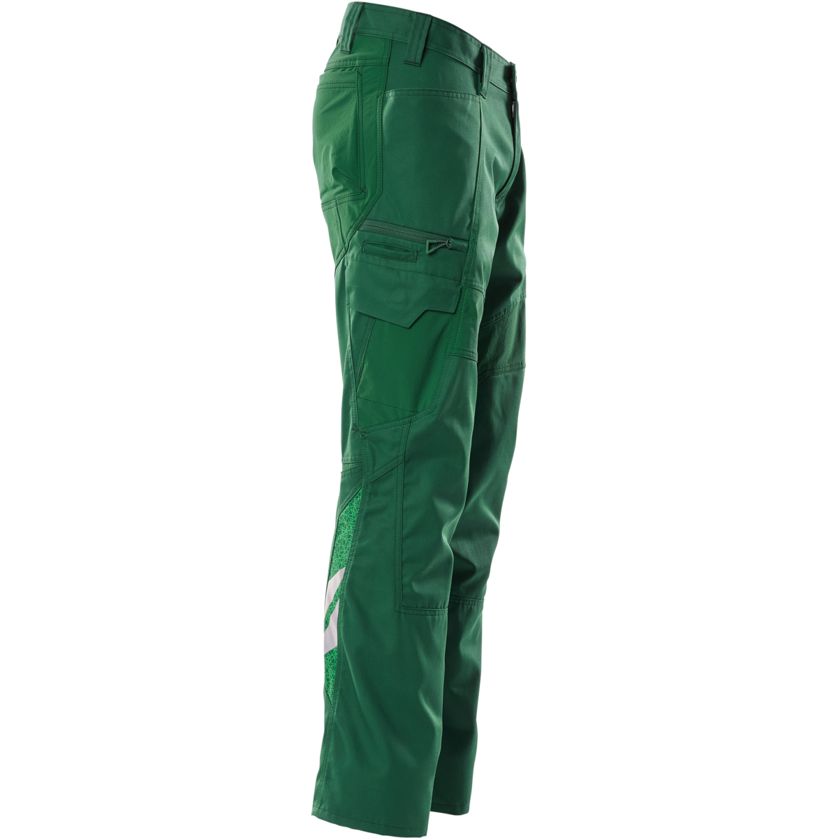 Trousers with thigh pockets