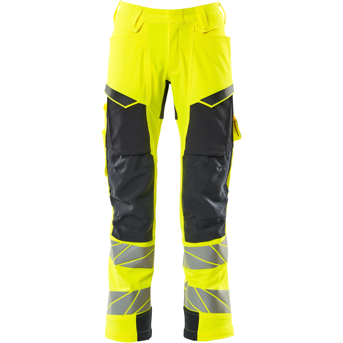 Trousers with kneepad pockets