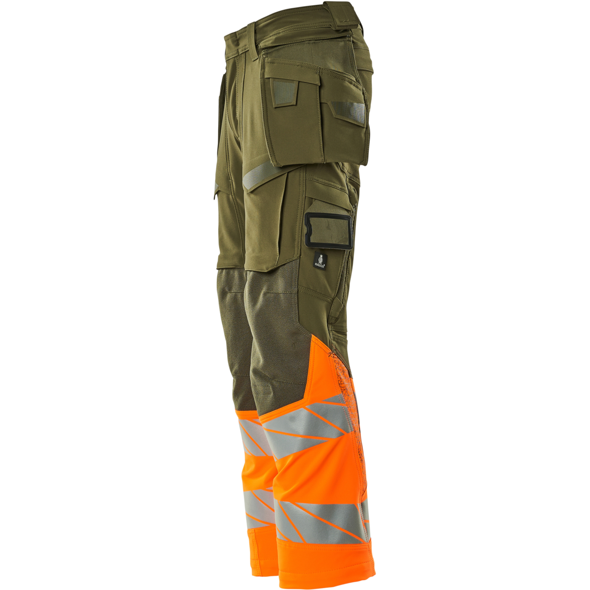 Trousers with holster pockets