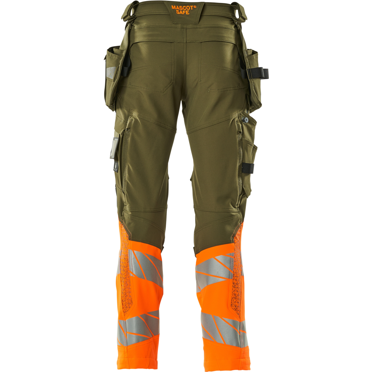 Trousers with holster pockets