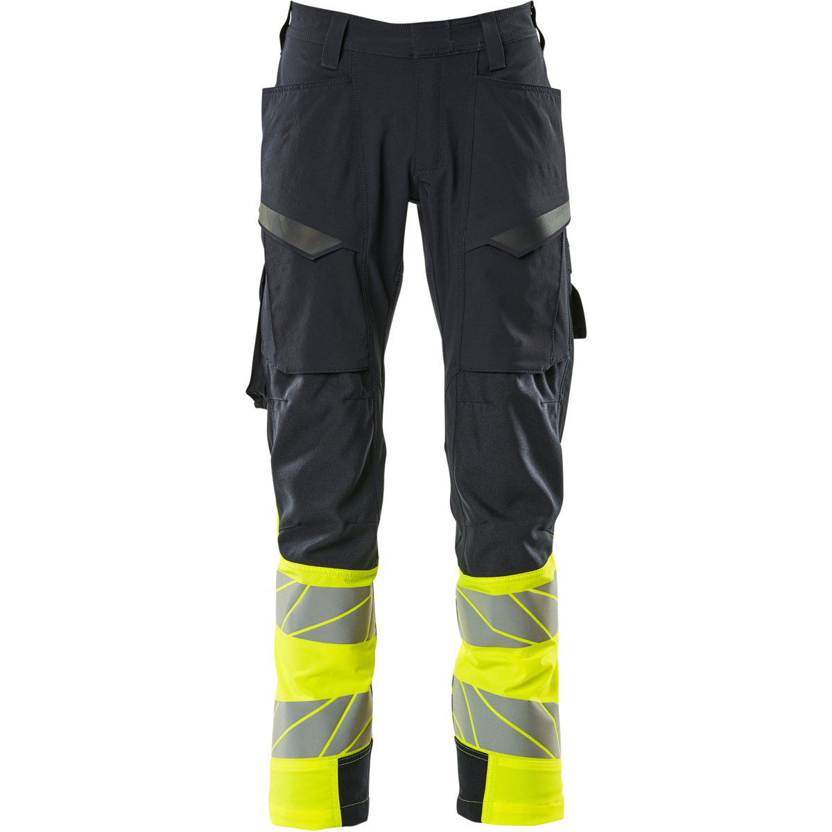 Trousers with thigh pockets