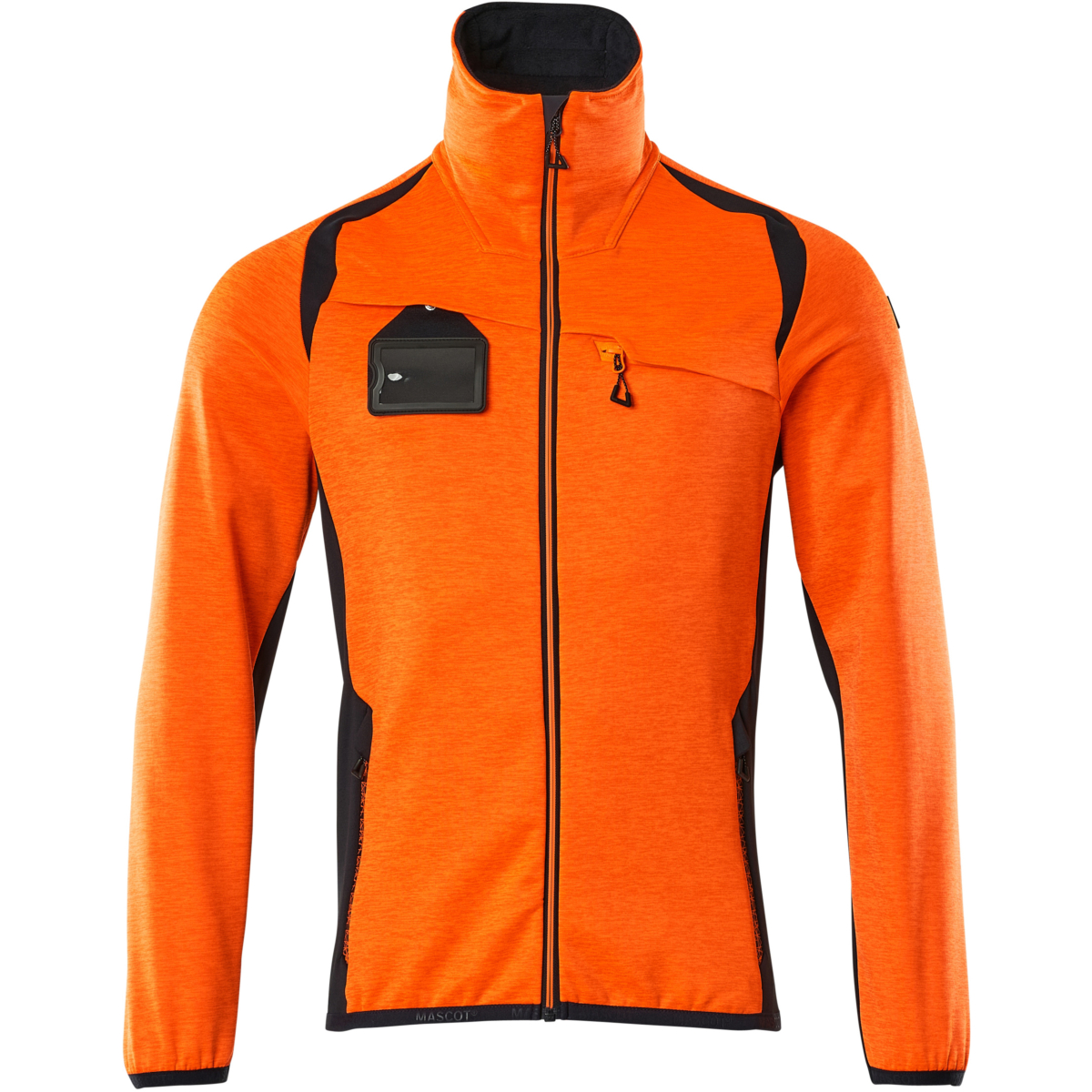 Fleece jumper with zipper