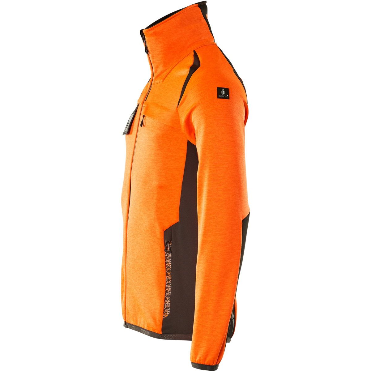 Fleece jumper with zipper