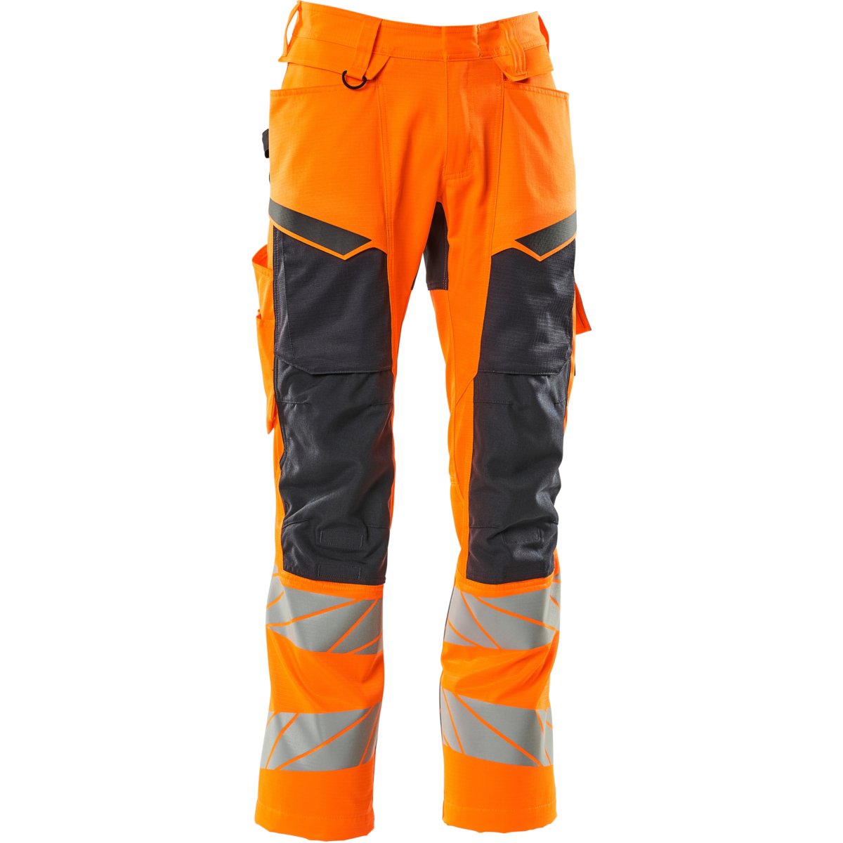 Trousers with kneepad pockets