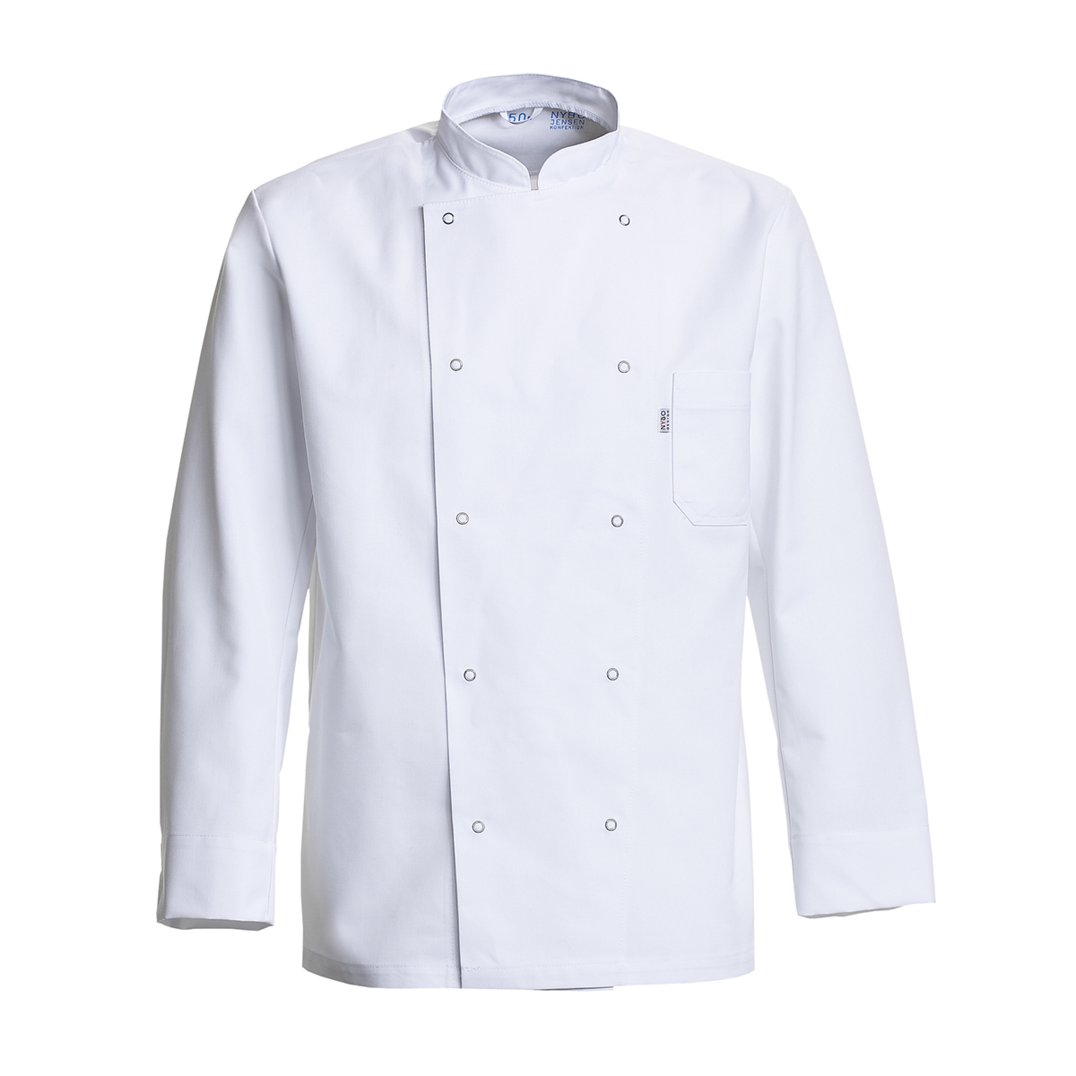 Chef's jacket w. snap fasteners and cuff, Delight