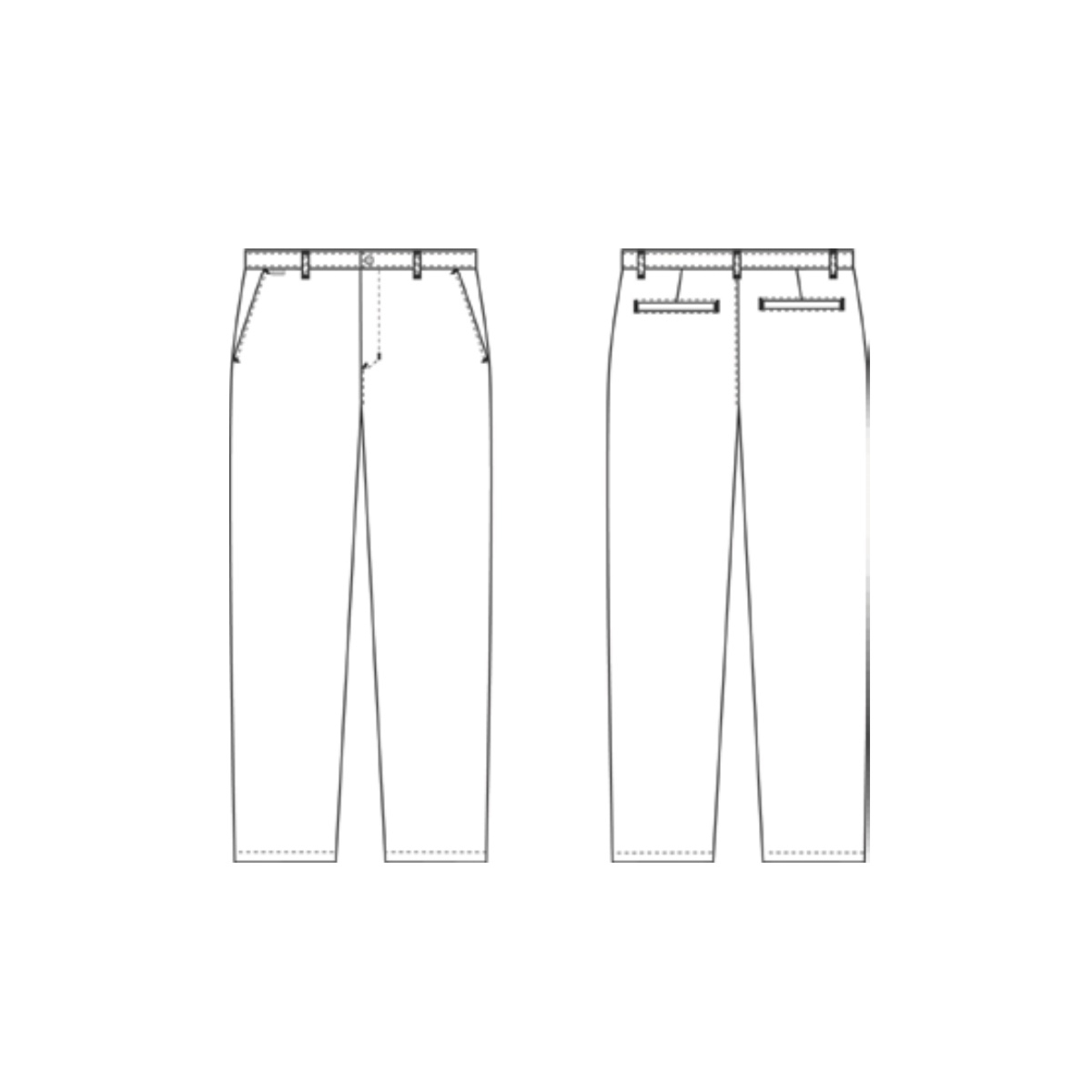 Elegant Waiters´ trousers, Garcon