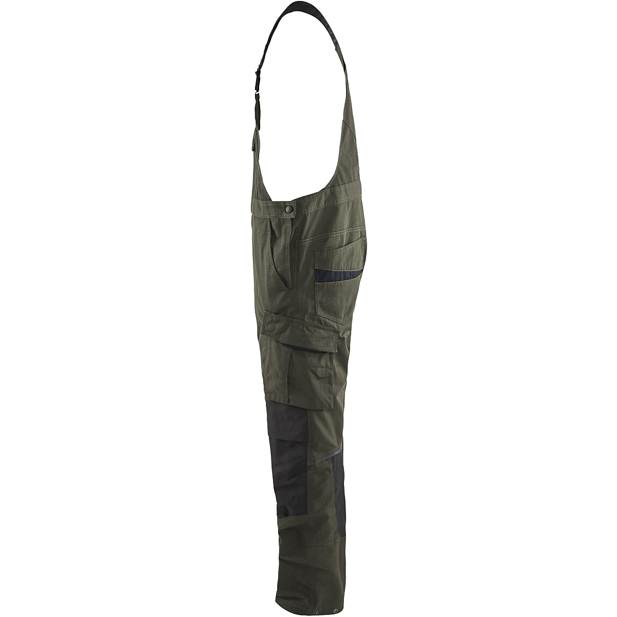 Bib overall with stretch