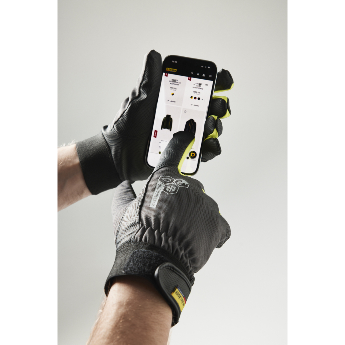 2876 Work glove Lined Touch WP