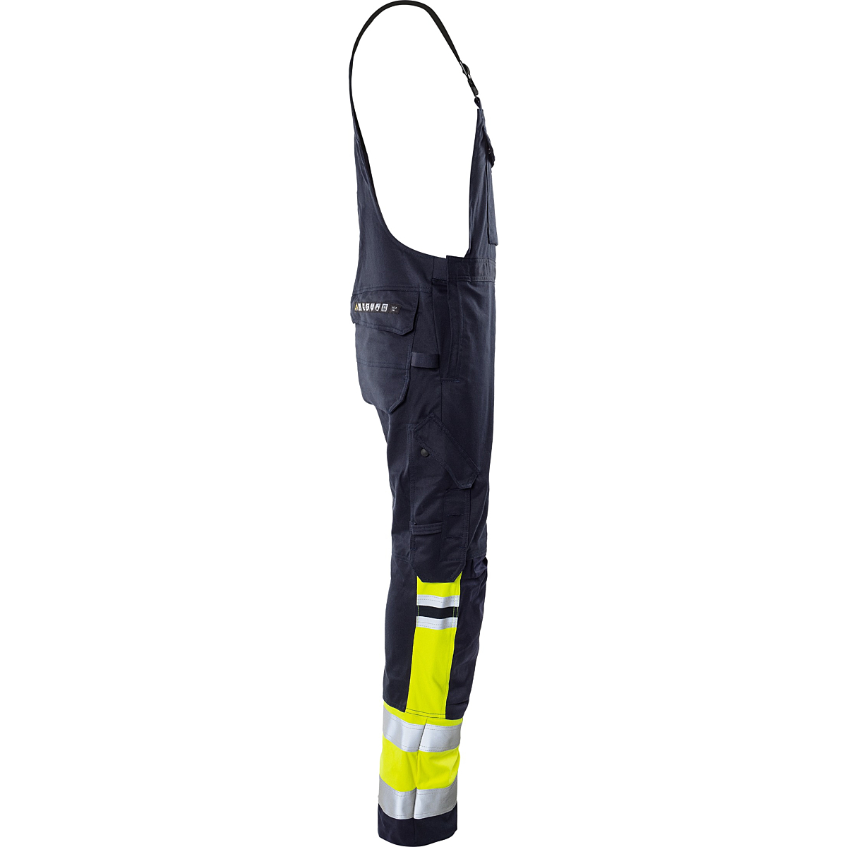 Flamestat high vis stretch bib'n'brace class 1 2168 ATHF