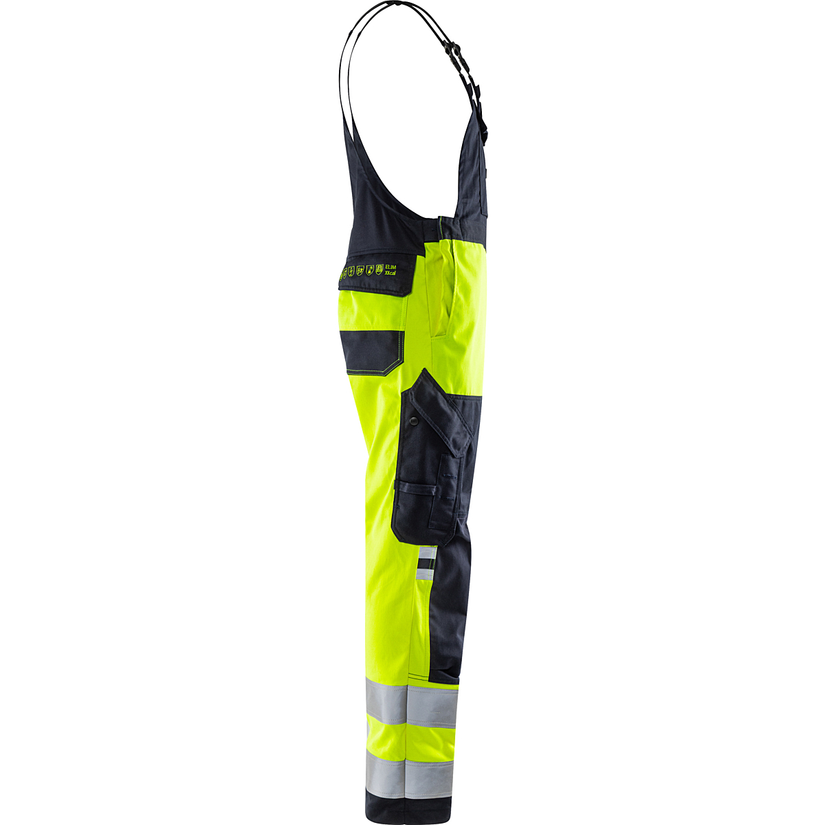 Flamestat high vis stretch bib'n'brace class 2 1169 ATHF