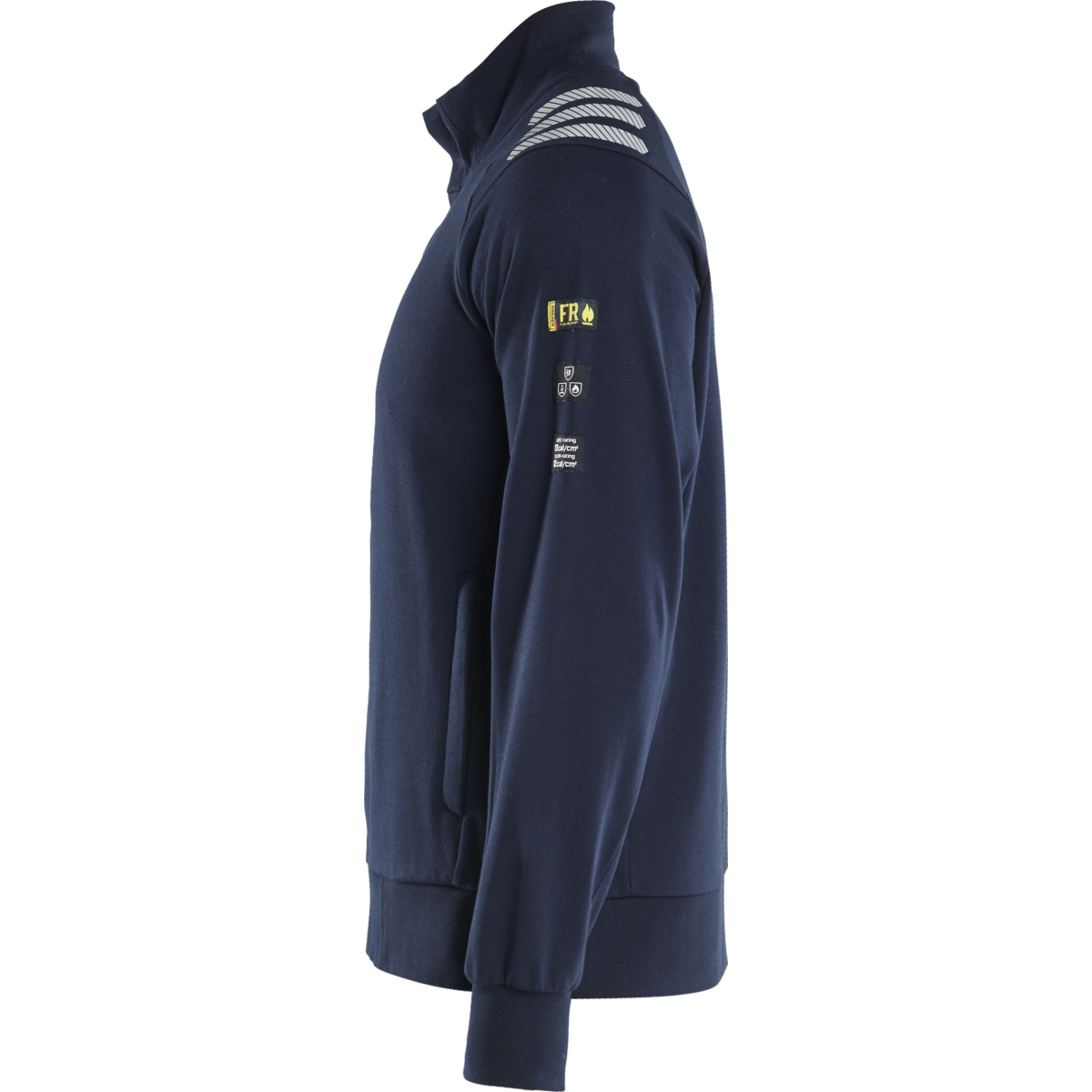 Flame resistant Sweatshirt with full zip