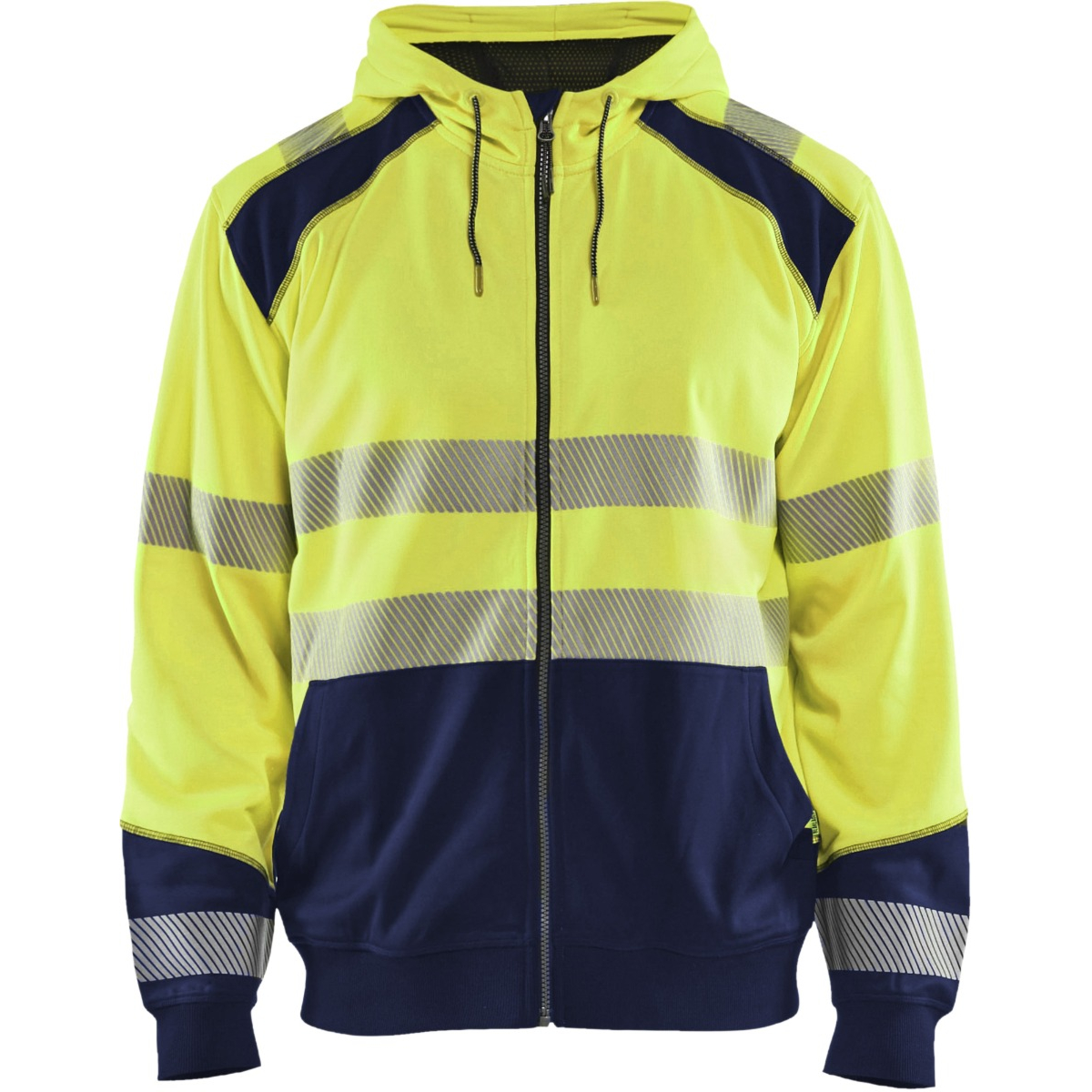 High vis hooded sweater