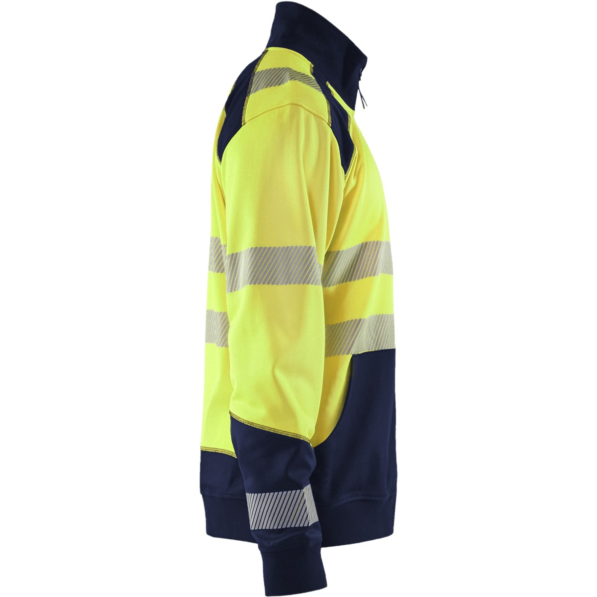 High vis sweatshirt with half zip