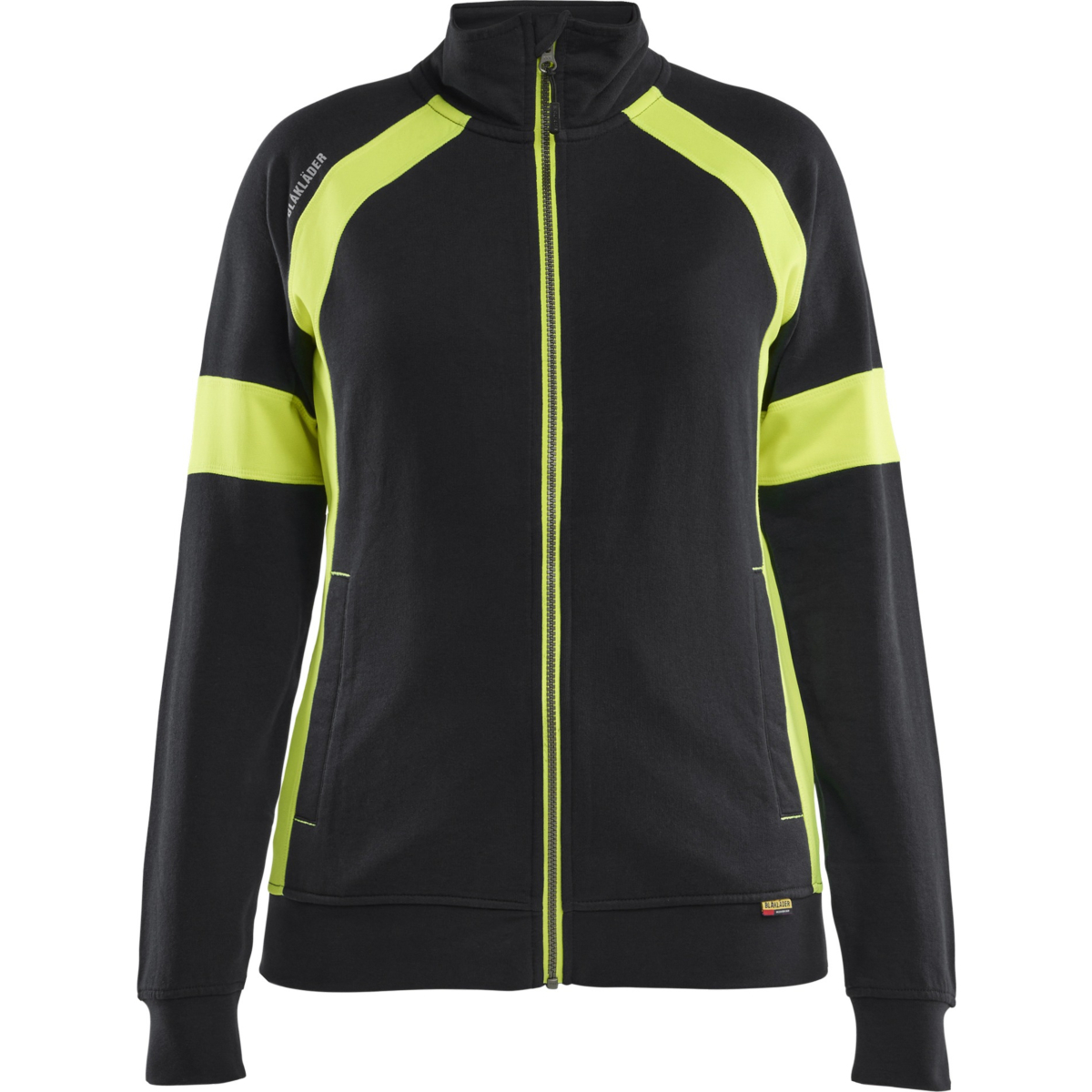 Women's Sweatshirt with Hi-vis Full Zip