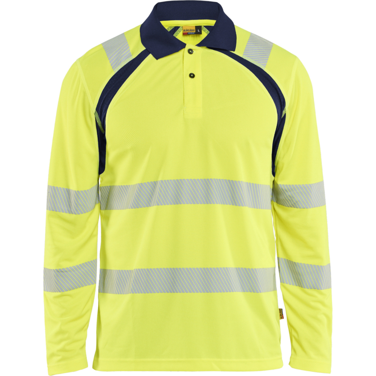 3598 UV-Protected Long-Sleeved Polo Shirt Hi-Vis