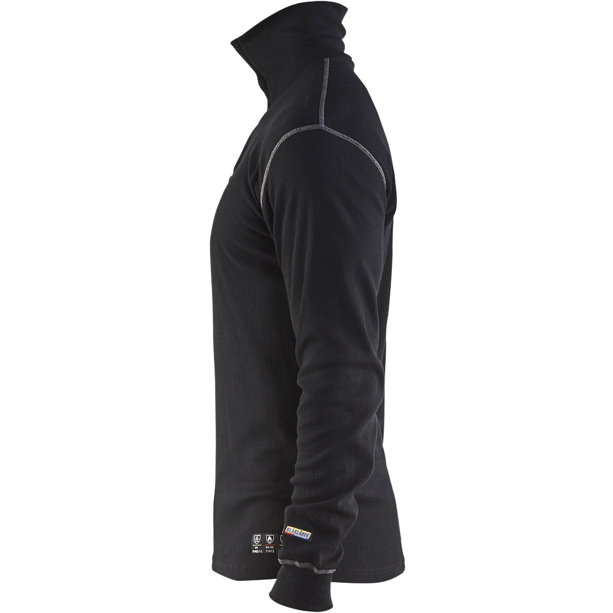 Flame retardant underwear top half zip