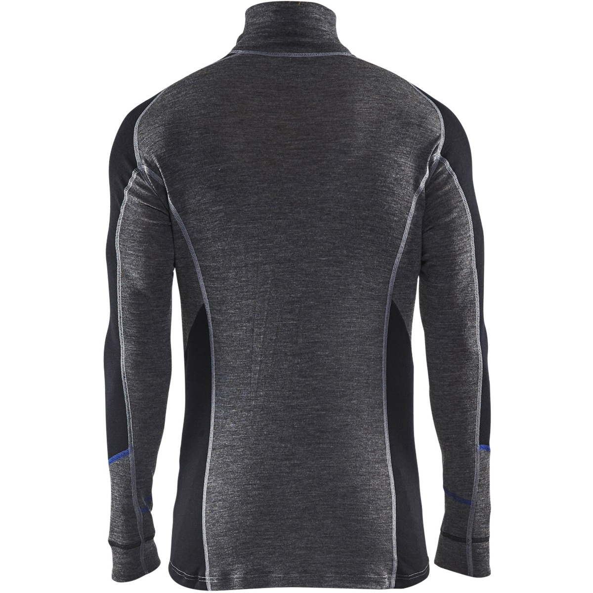 Underwear zip-neck top WARM 100% merino