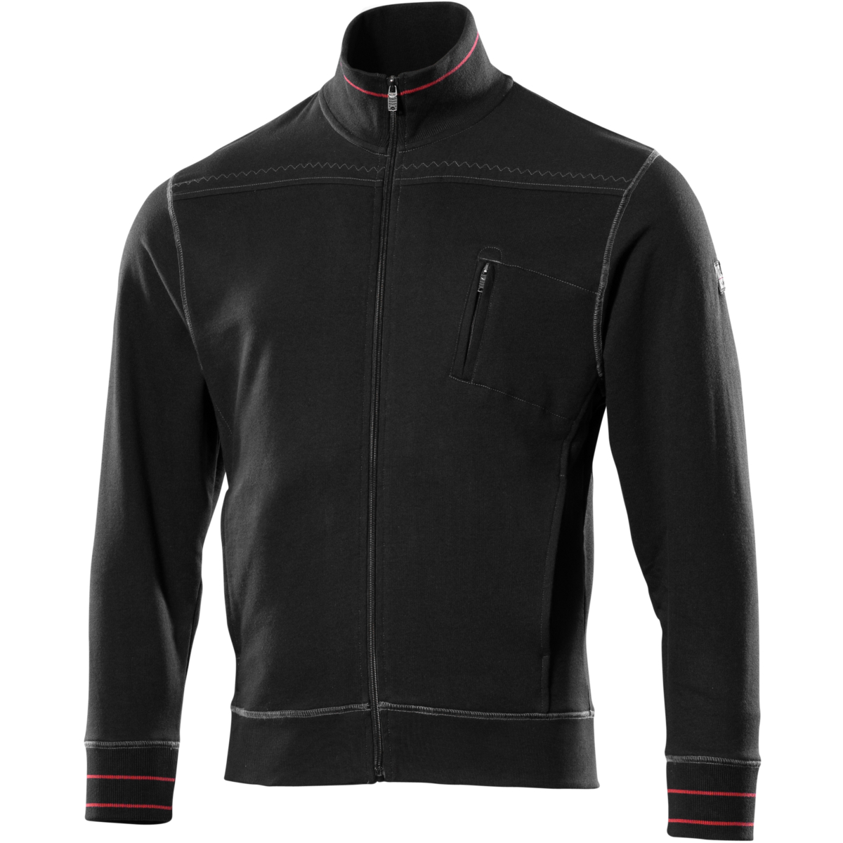 Sweatshirt with zipper