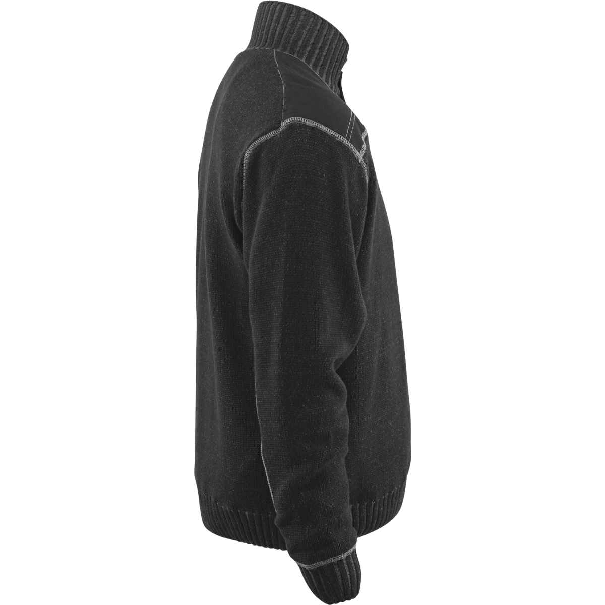 Knitted Jumper with half zip