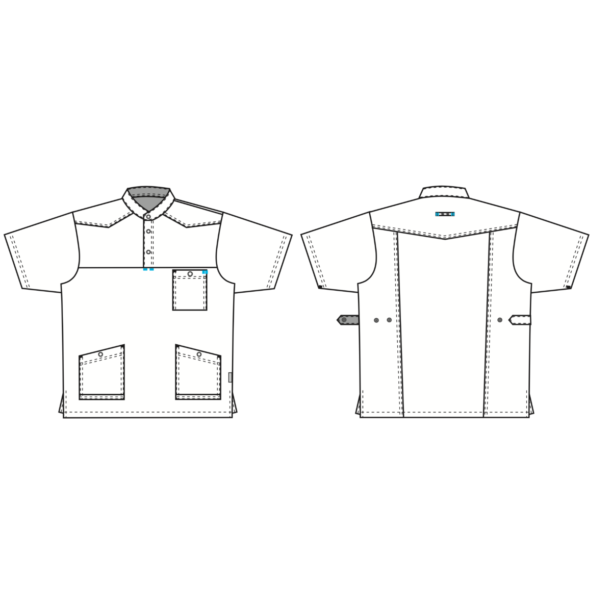 Unisex shirt/tunic Flair