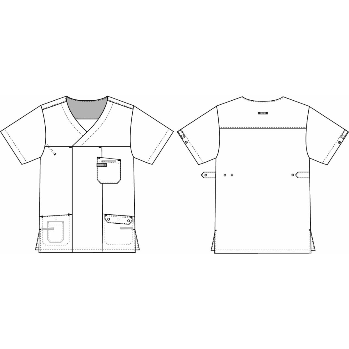 Casual and sporty unisex smock in light quality, Picnic