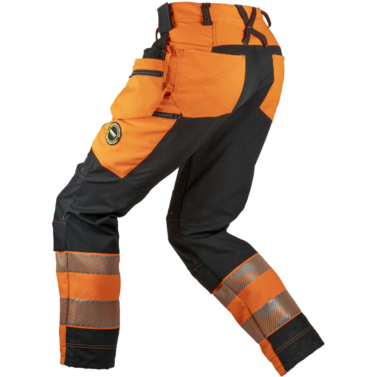 Superstretch trousers with hanging pockets 6085