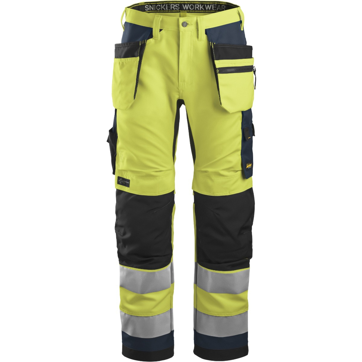 High-Vis Work Trousers+ Holster Pockets Class 2