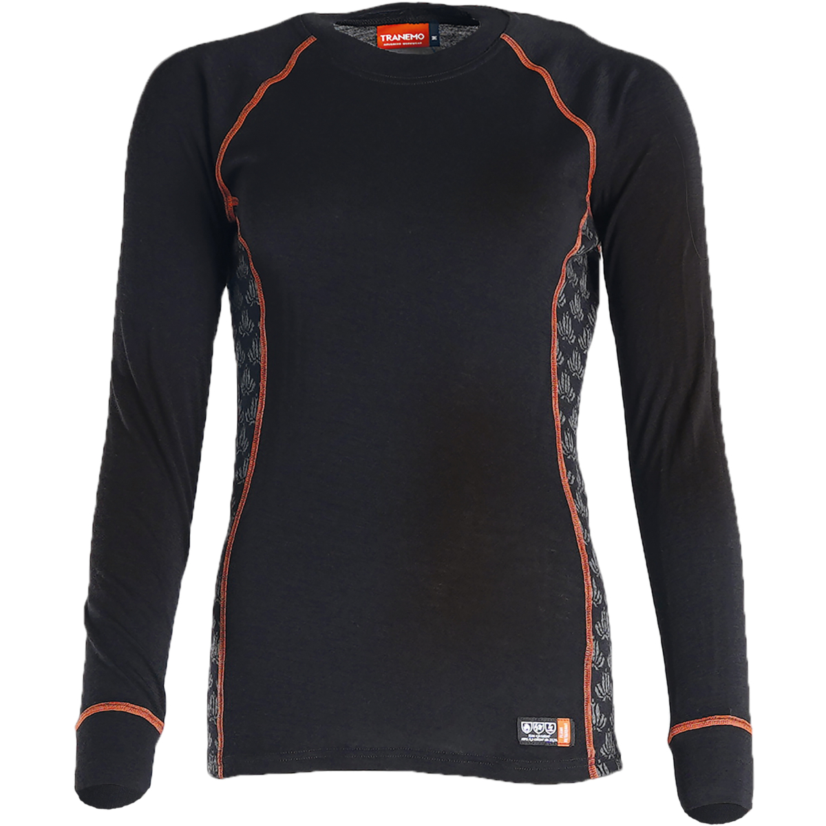 Flame retardant ladies t-shirt long sleeves