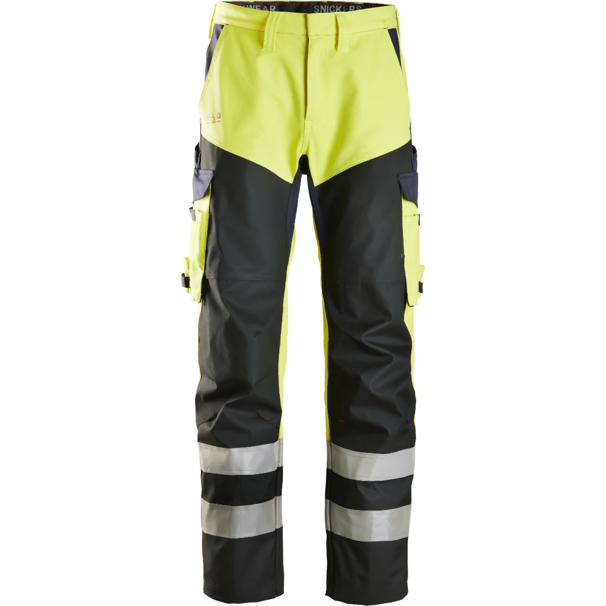 Trousers Reinforced front of leg, High-Vis Class 1
