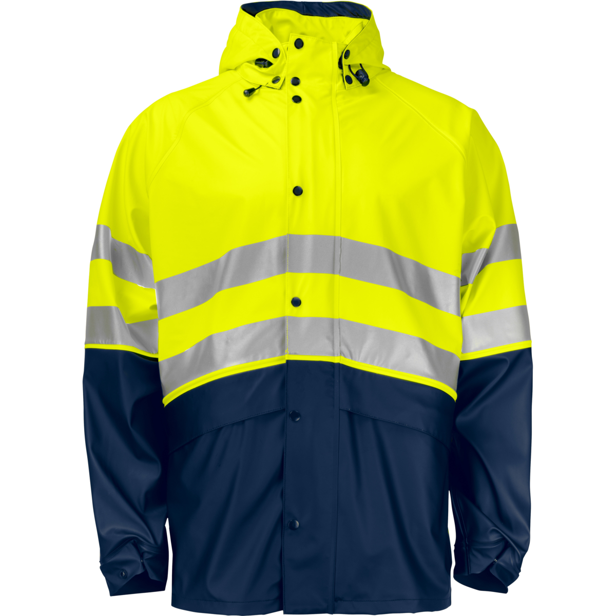 6431 Rain Jacket Short En Iso 20471 Class 3/2