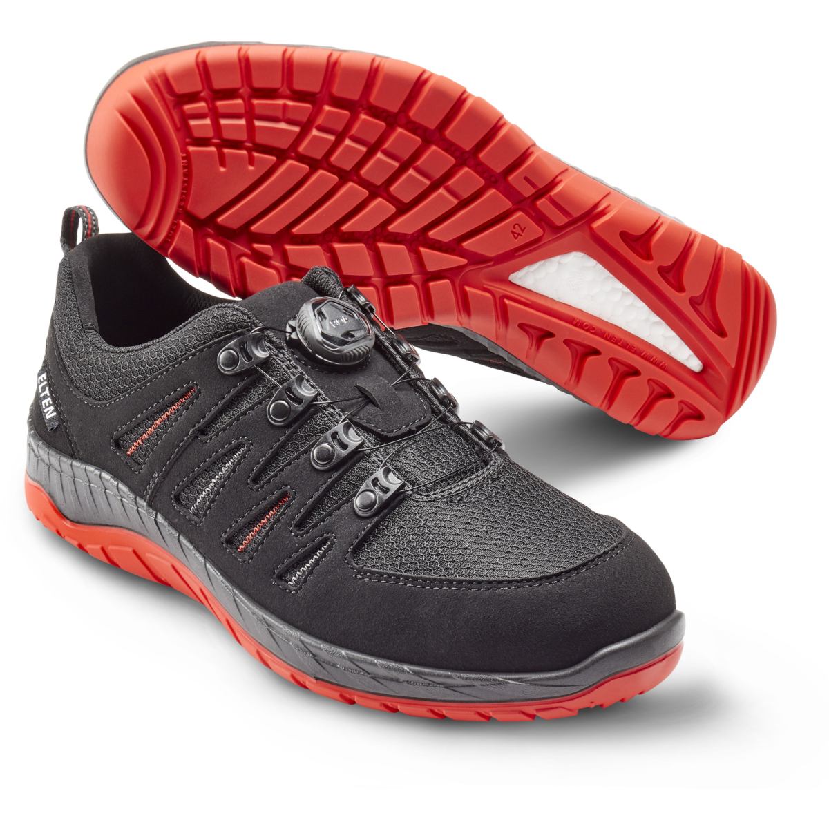  729151 Maddox BOA® Black-Red Low