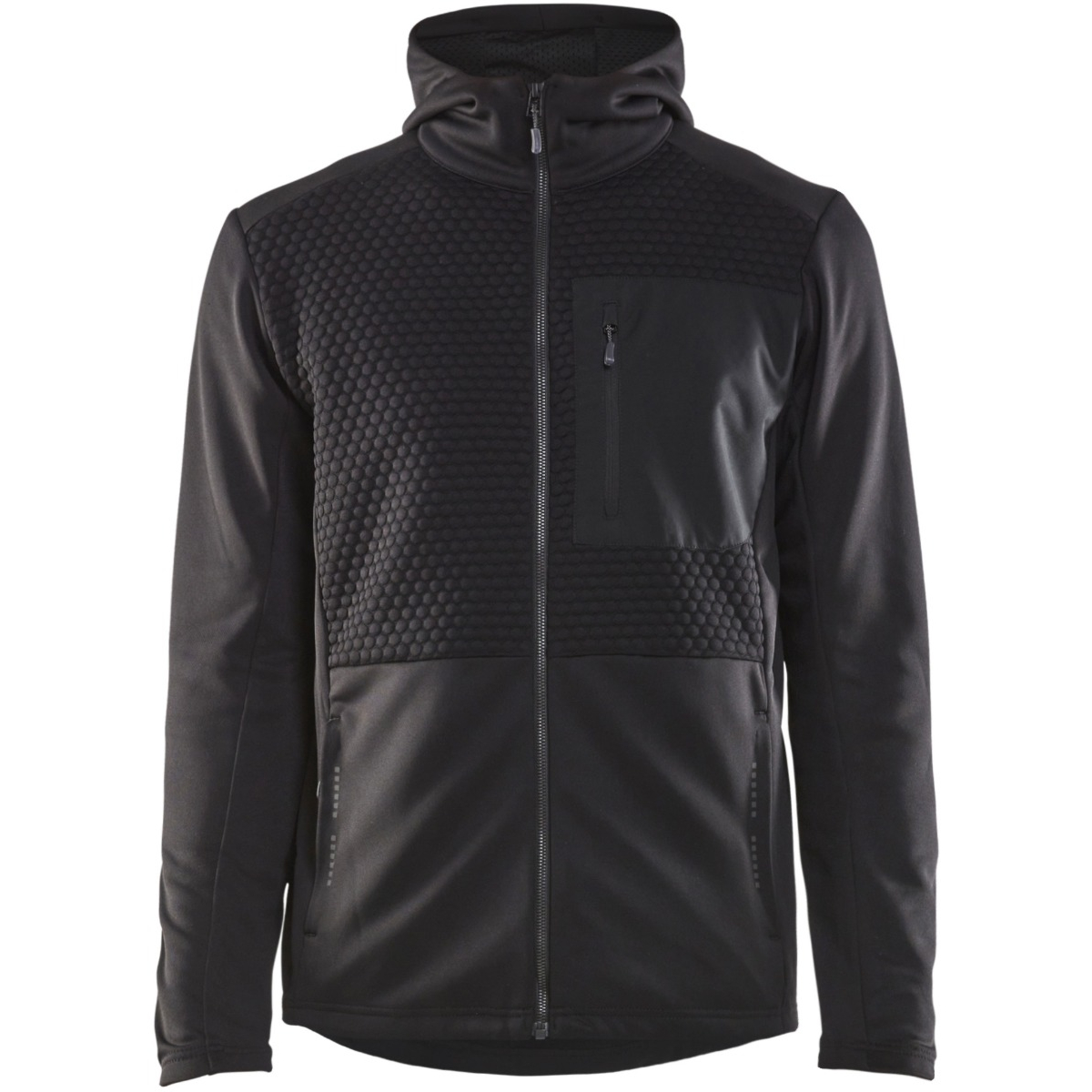 Hoodie with full-length zip