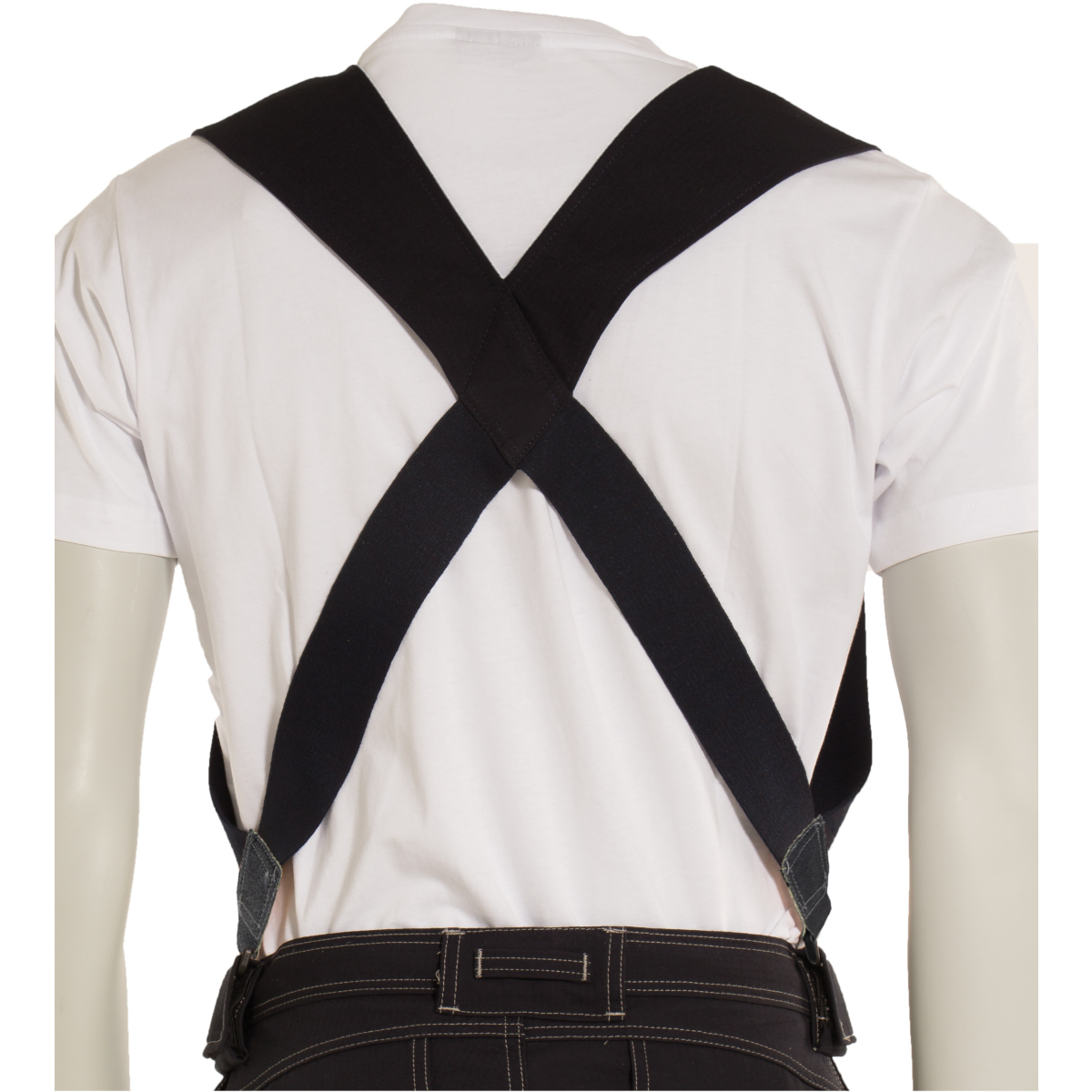 Flame retardant braces for tool holder belt loops