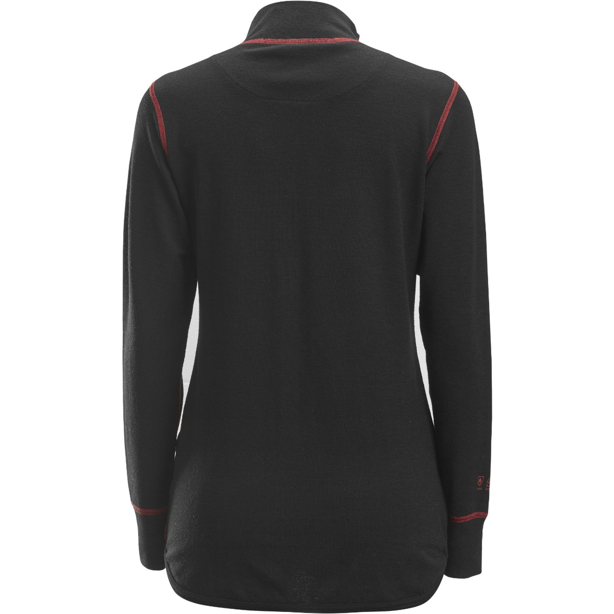 Women's Half Zip Wool Long Sleeve Shirt