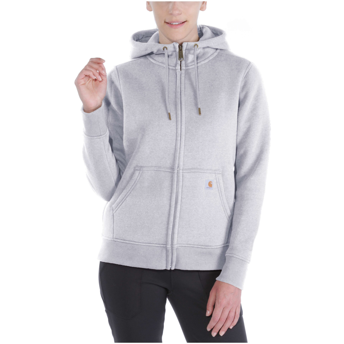 Relaxed fit midweight full-zip sweatshirt