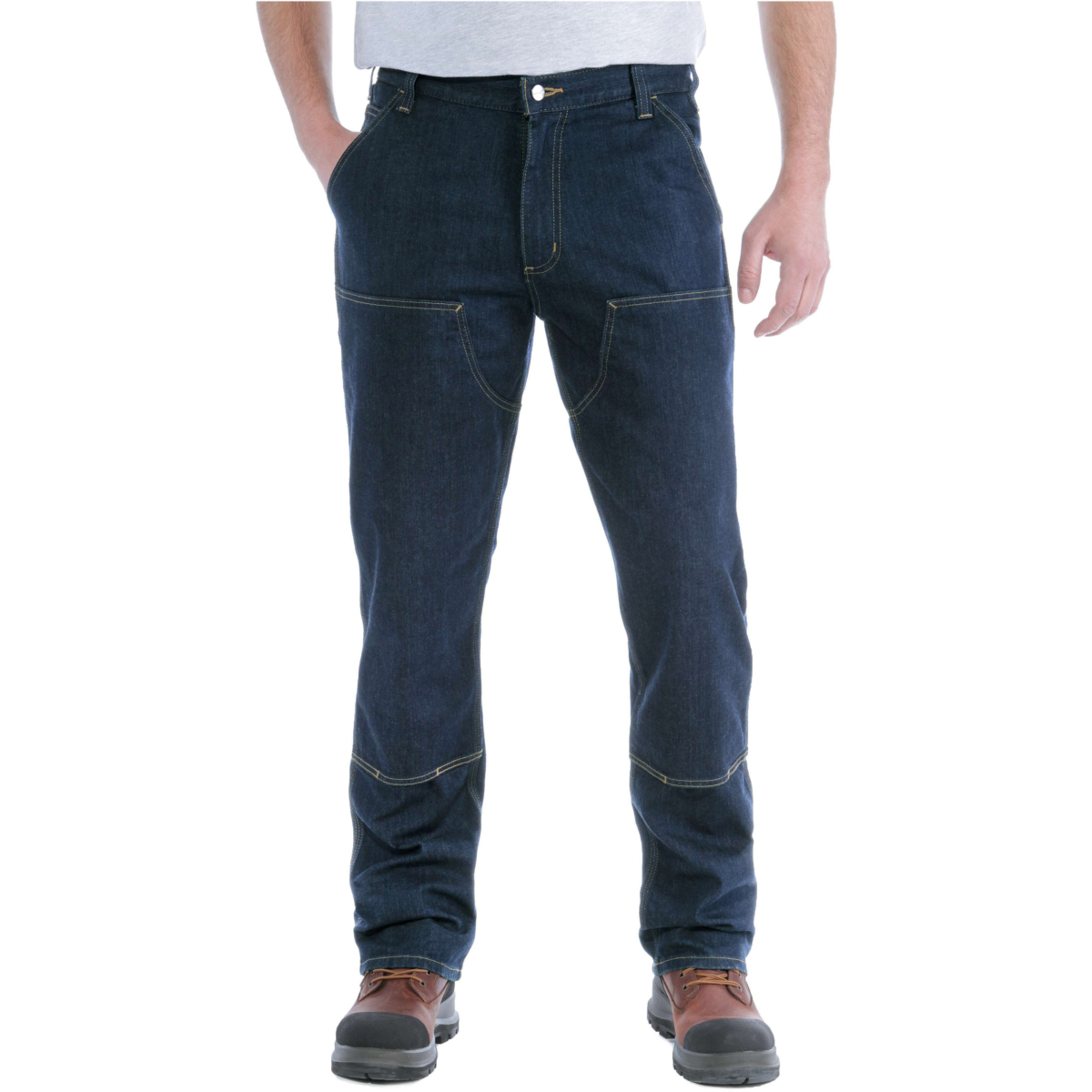 Rugged flex® relaxed fit double-front utility jean