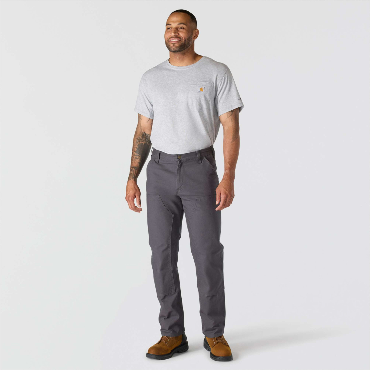 Relaxed Straight Rugged Flex™ Duck Double-Front Trousers
